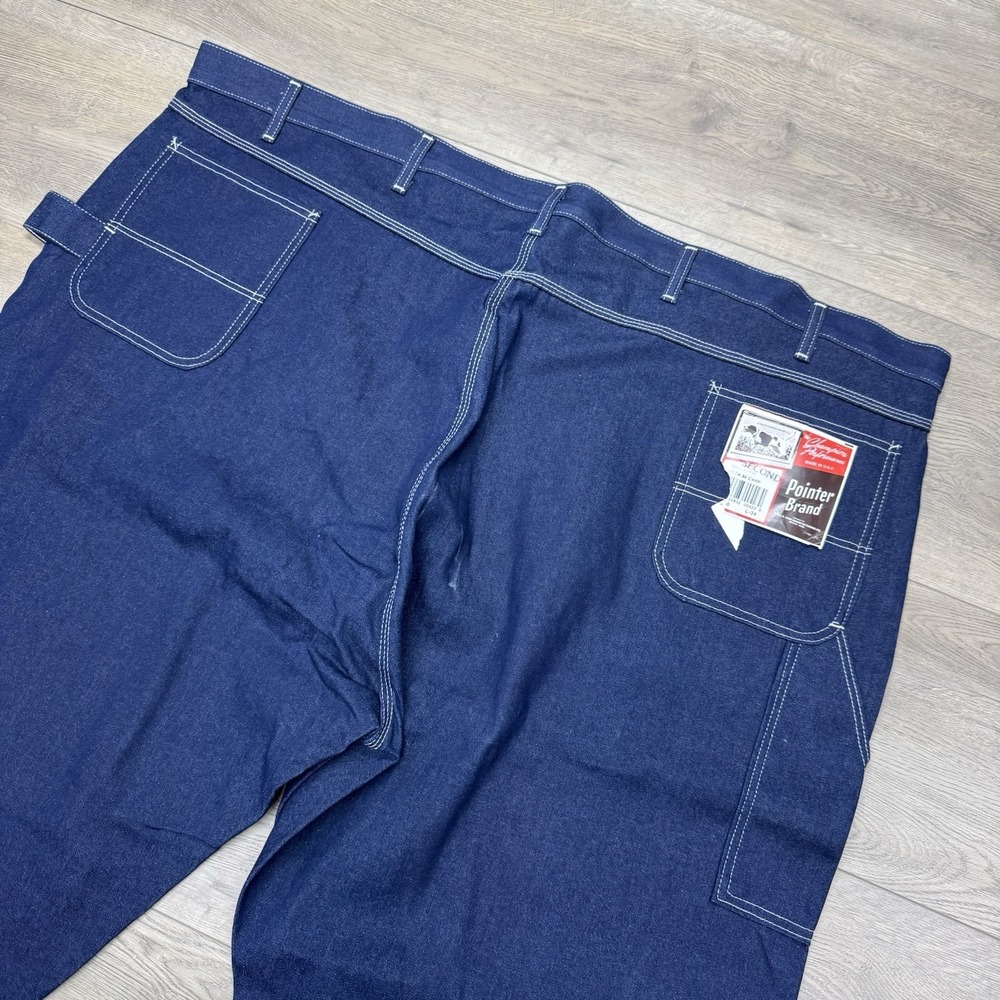 NWI Pointer‎ Brand Blue Denim Jeans Men Sz 60x34 LC King Bristol TN Cotton READ